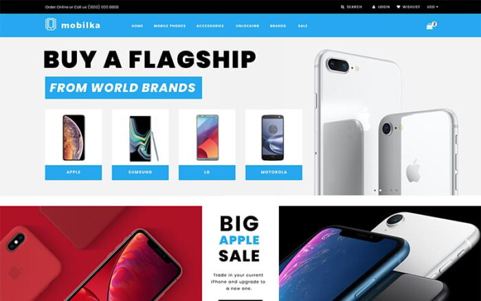 Sellphone - Tema Shopify Bersih untuk Toko Ponsel