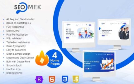 SEOMEK - Template HTML5 SEO & Pemasaran