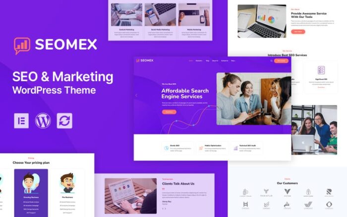 SEOMEX - Tema WordPress Agensi SEO dan Pemasaran Online