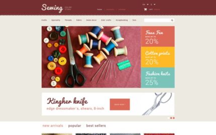 Sewing Store PrestaShop Theme