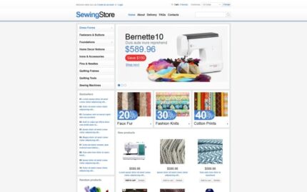 Sewing Store VirtueMart Template