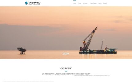 Sheppard - Marine Construction Responsive Classic HTML5 Website Template