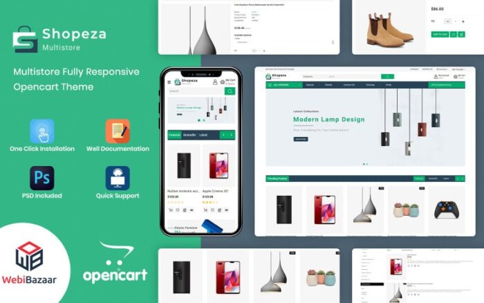 Shopeza - Template OpenCart Elektronik