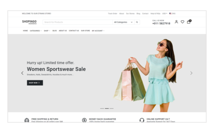 Shopingo - Template HTML eCommerce