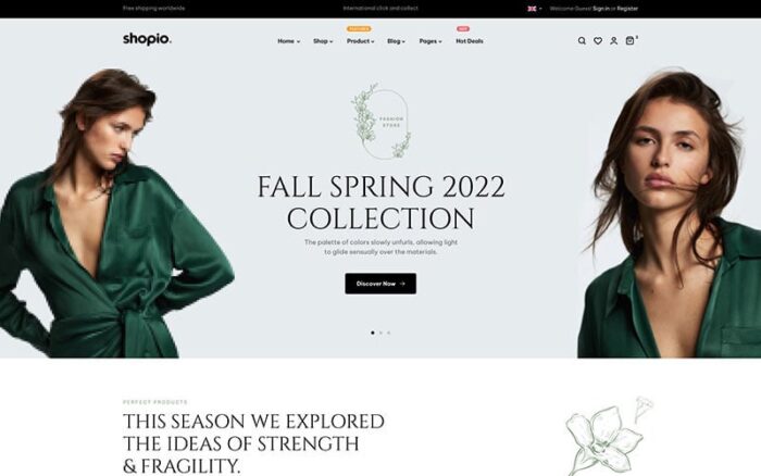 Shopio Fashion- Multipurpose Sections Shopify Theme