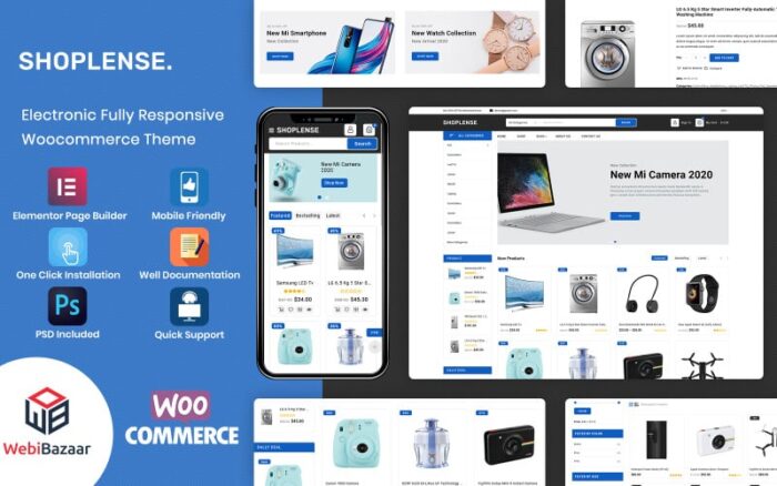 Shoplense - Tema WooCommerce Premium Elektronik