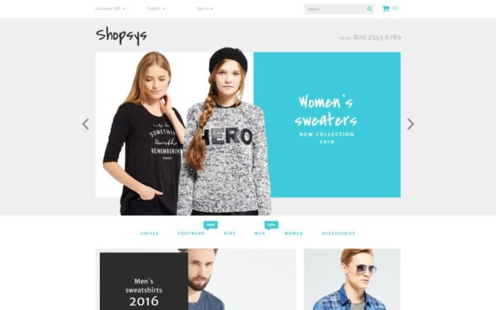 Shopsys - Tema PrestaShop Pakaian Trendi