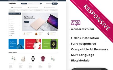 Shoptora - The Mega Store Premium WooCommerce Theme