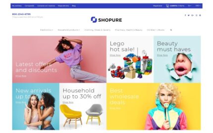 Shopure - Tema PrestaShop Toko Grosir