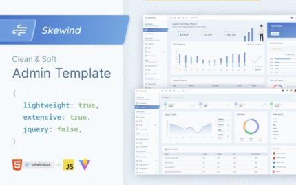 Skewind - TailwindCSS HTML Admin Dashboard Template