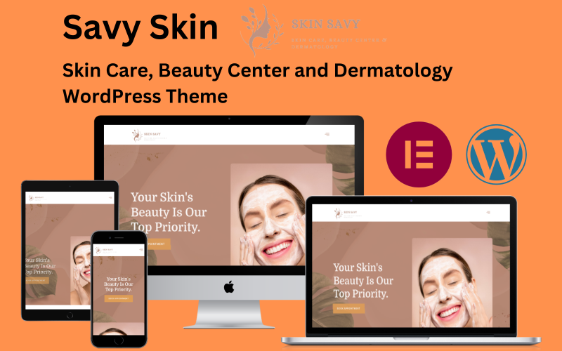 Skin Savy - Tema WordPress Perawatan Kulit, Pusat Kecantikan dan Dermatologi