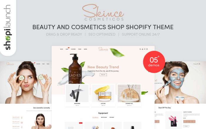 Skince - Tema Shopify Responsif Toko Kecantikan & Kosmetik