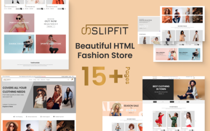 Slipfit – Premium Ecommerce Fashion Store HTML Template  | Responsive & Customizable