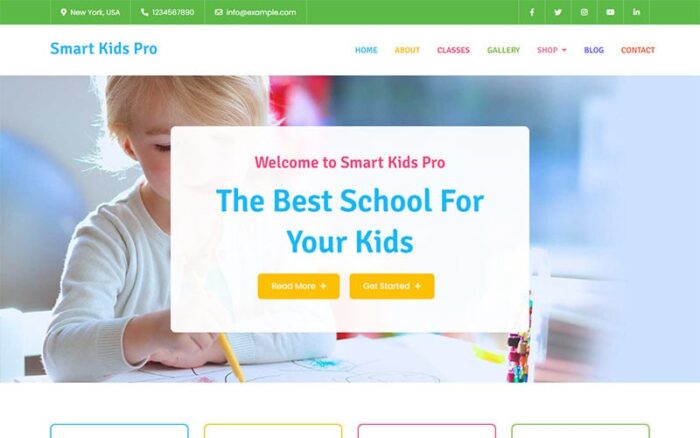 Smart Kids Pro - Tema WordPress untuk TK