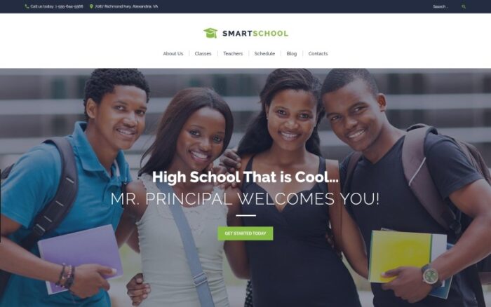 Smart School - Tema WordPress Responsif Pendidikan Sekolah Menengah