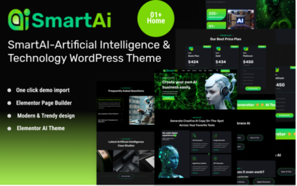 SmartAI-Artificial Intelligence & Technology WordPress Theme