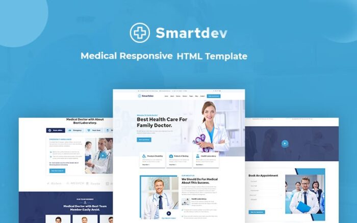 Smartdev - Template Situs Web Responsif Medis