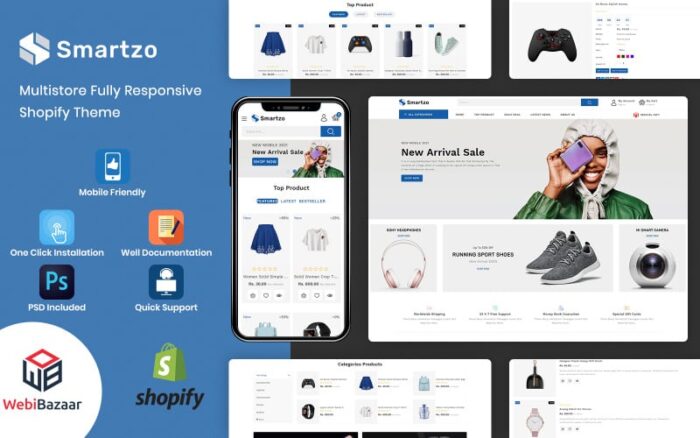 Smartzo - Template Shopify Multiguna Premium