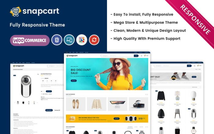 Snapcart - Tema WooCommerce Responsif Mega Shop