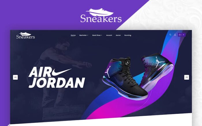 Template OpenCart Serbaguna Toko Sepatu Sneakers