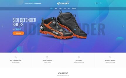 Sneaky - Tema Elementor WooCommerce Sepatu Olahraga