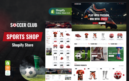 Soccer Club - Soccer & Football Sports Shop Shopify Theme