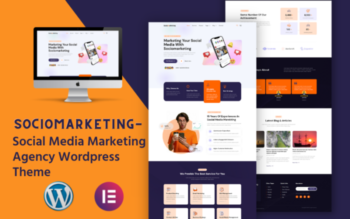 Sociomarketing - Tema WordPress Agensi Pemasaran Media Sosial