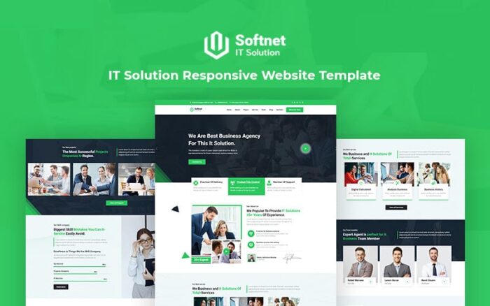 Softnet - Template Situs Web Responsif Solusi TI dan Teknologi