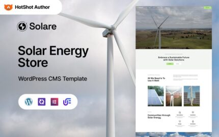 Solare - Solare Energy WordPress Elementor Theme