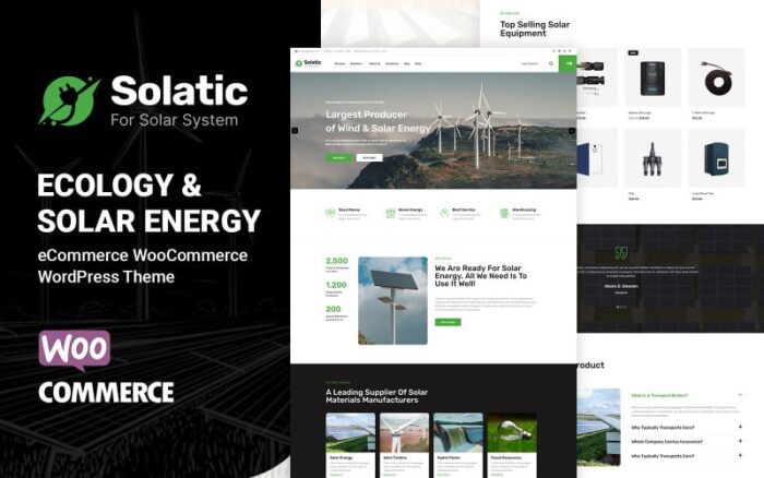 Solatic - Tema WooCommerce Energi Surya, Angin, dan Tenaga