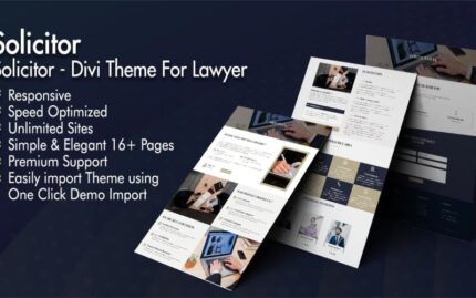 Solicitor - Divi WordPress Theme For Lawyer