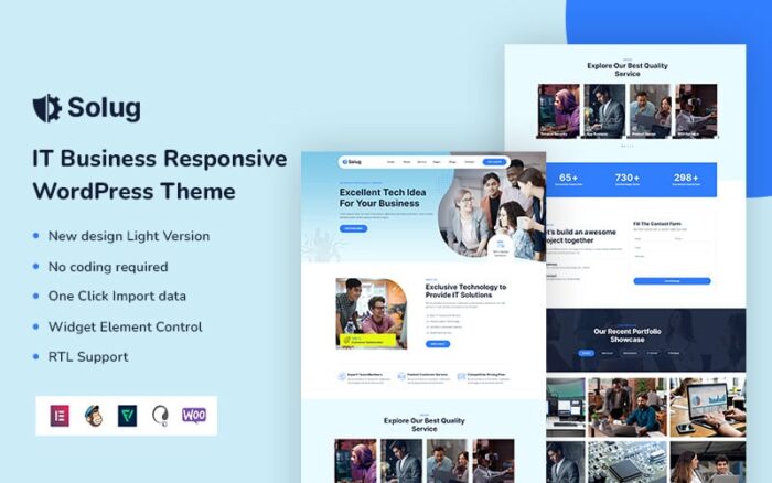 Solug - Tema WordPress Bisnis TI