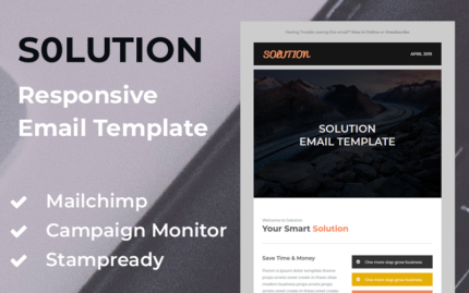 Solution - Responsive Newsletter Template