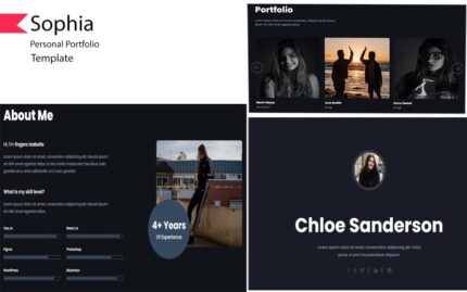 Sophia - Personal Portfolio Template