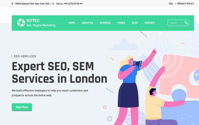 Sotec - SEO & Degital Marketing HTML Template