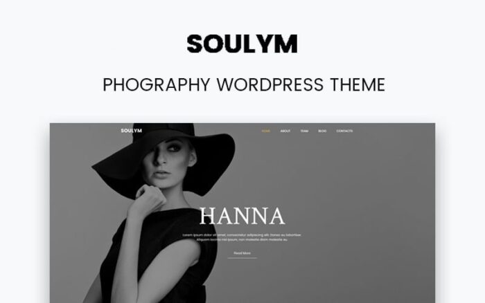 Soulym - Tema WordPress Elementor Modern Serbaguna untuk Fotografi