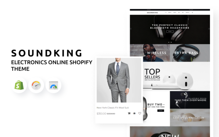 Soundking - Tema Shopify Elektronik Online