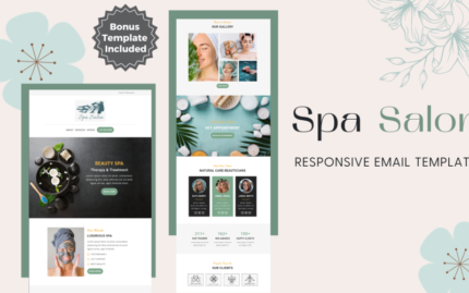 Spa Salon Newsletter Template