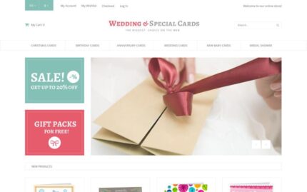 Special Day Cards Magento Theme