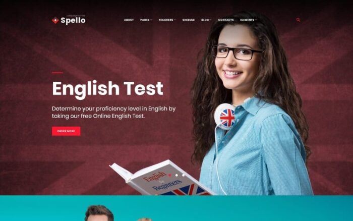 Spello - Tema WordPress Sekolah Bahasa