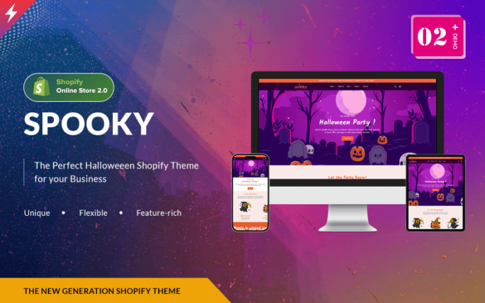 Tema Shopify Halloween yang menyeramkan