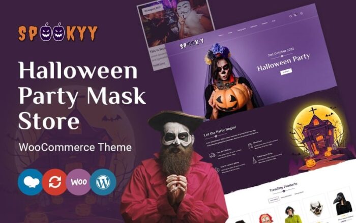 Spookyy - Template Responsif Woocommerce Halloween