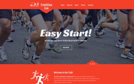 Sport Responsive Website Template