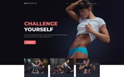 Sportek - Template Joomla Kreatif Responsif untuk Gym