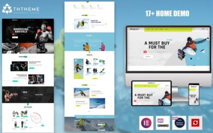 Sportify – Elementor Sports & Gym WordPress theme