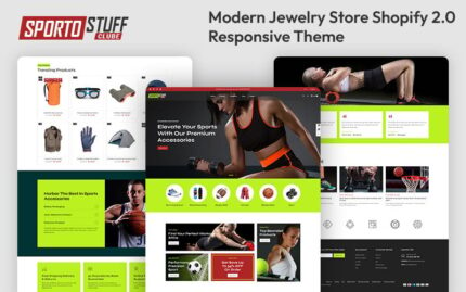 Sporto Stuff - Sports Fashion & Fitness Accessories Multipurpose Shopify 2.0 Responsive Theme