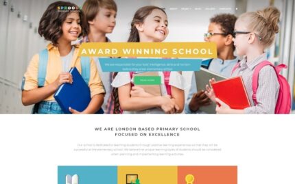 Sproout - Primary School Modern Joomla Template