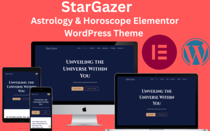 StarGazer - Tema WordPress Elementor Astrologi & Horoskop