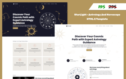 StarLight - Template HTML5 Bootstrap Astrologi & Horoskop