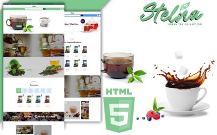 Stelna Tea Salon and Herbs Shop HTML5 Template